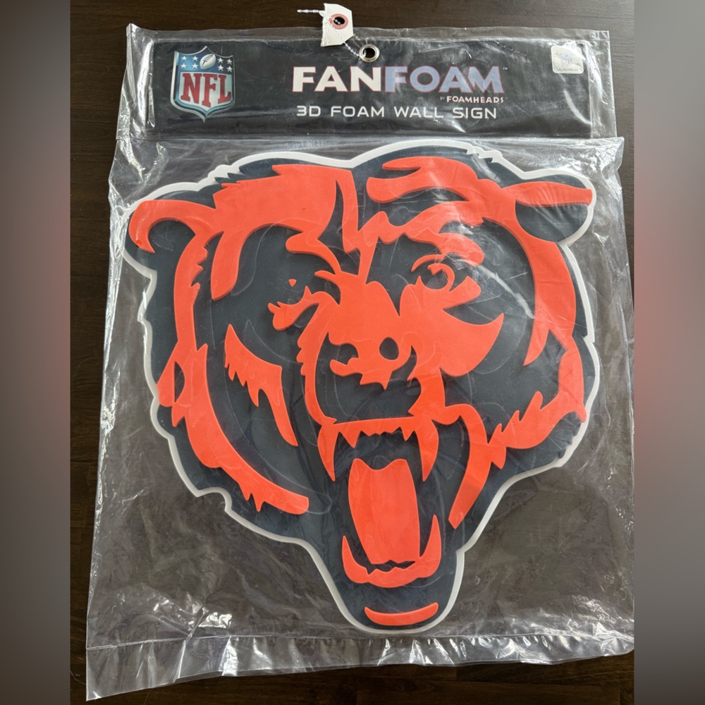 NFL Bears 3D Wall Sign